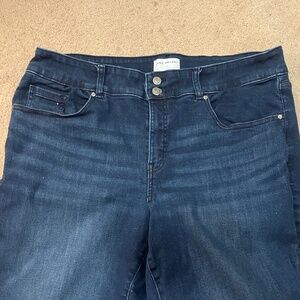 Lane Bryant tighter tummy waistband high-rise Straight leg Stretch Jeans 20L